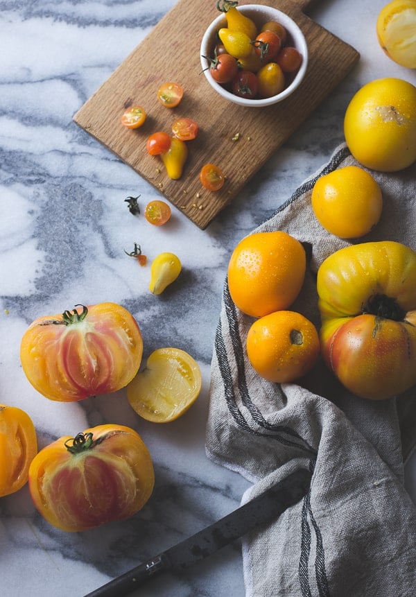 yellow tomatoes 