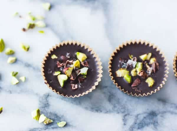 two delicious Pistachio Butter Cups