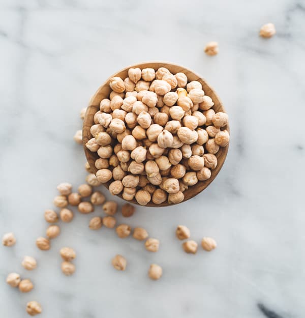 bowl of chickpeas 