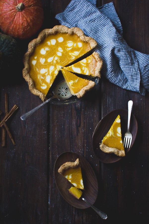 pie on table 