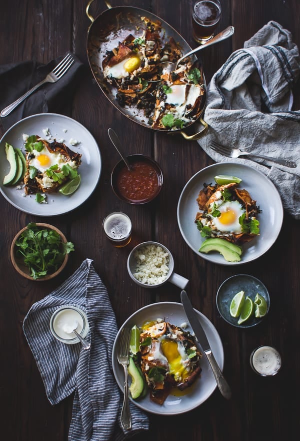 brunch table spread 