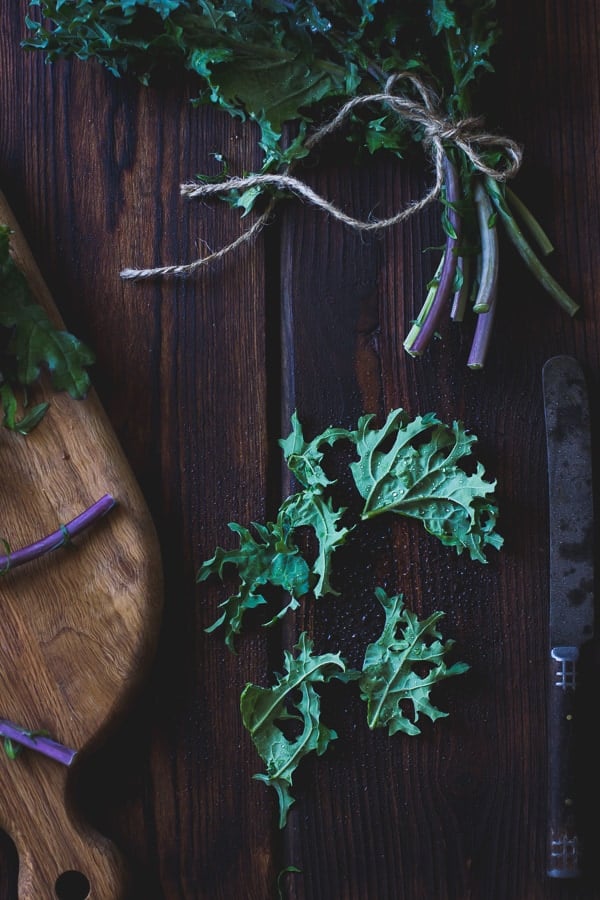 kale on table 