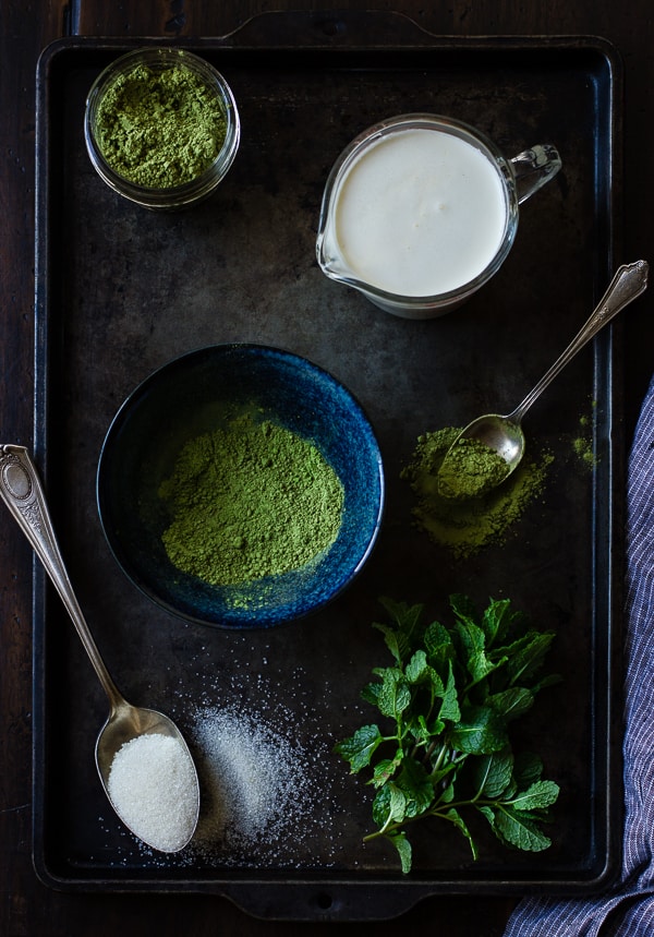 ingredients on tray 