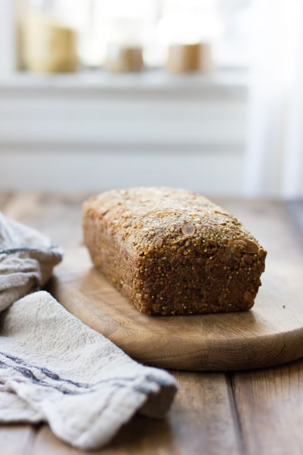 loaf of Multi-Grain Nut + Seed Bread