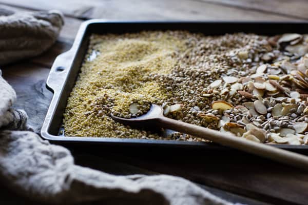 seeds on tray 