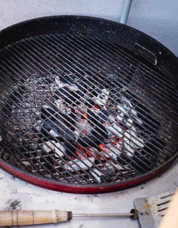 coal fire grill