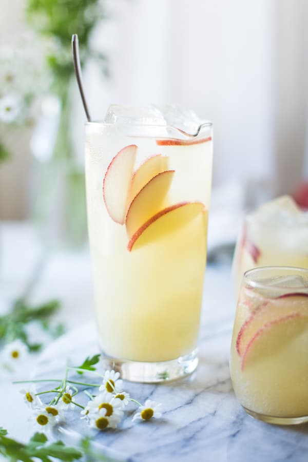 Sparkling Peach Sangria