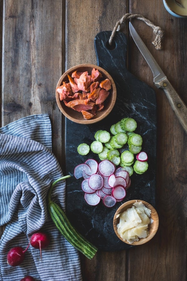 ingredients on table 