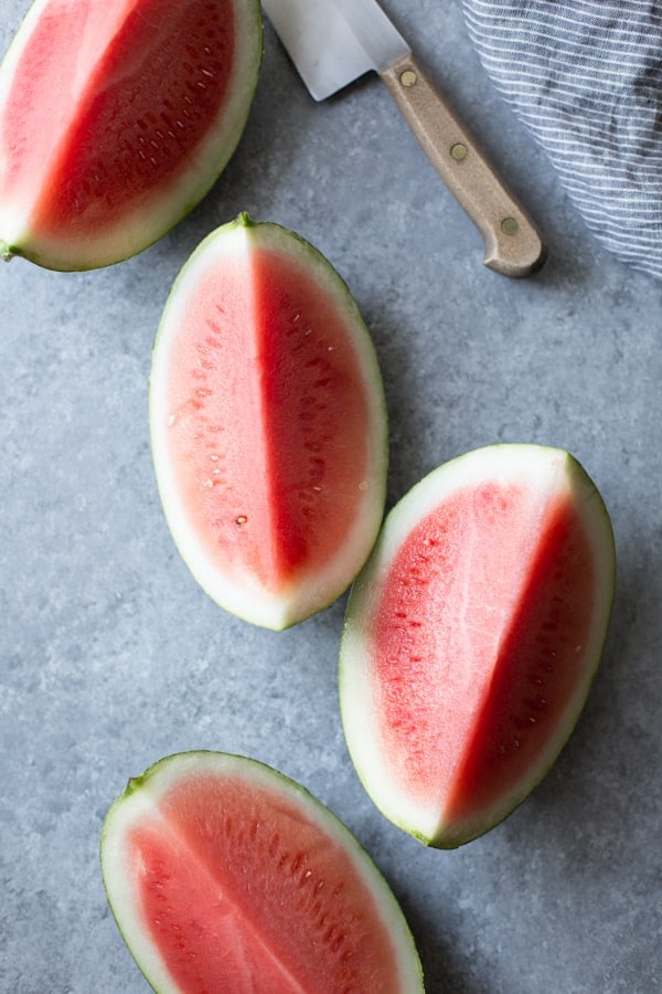 sliced watermelon