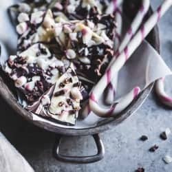 All-Natural Peppermint Bark with Cacao Nibs and Flaky Salt