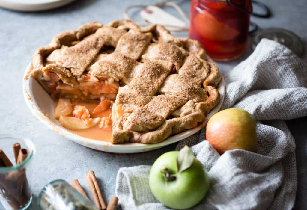 Gluten Free Apple Pie with Spiced Poached Quince • The Bojon Gourmet