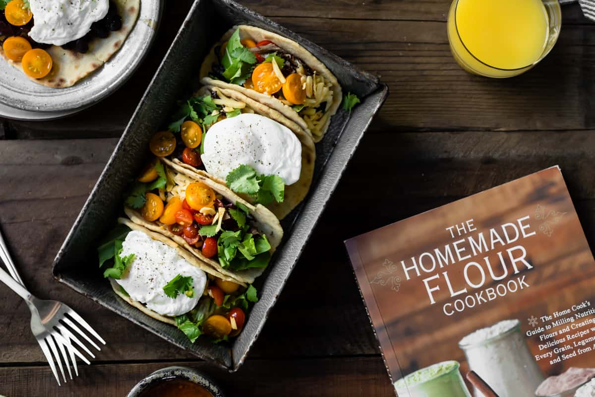 Gluten-Free Amaranth Tortillas + Vegetarian Breakfast Tacos and cook book 