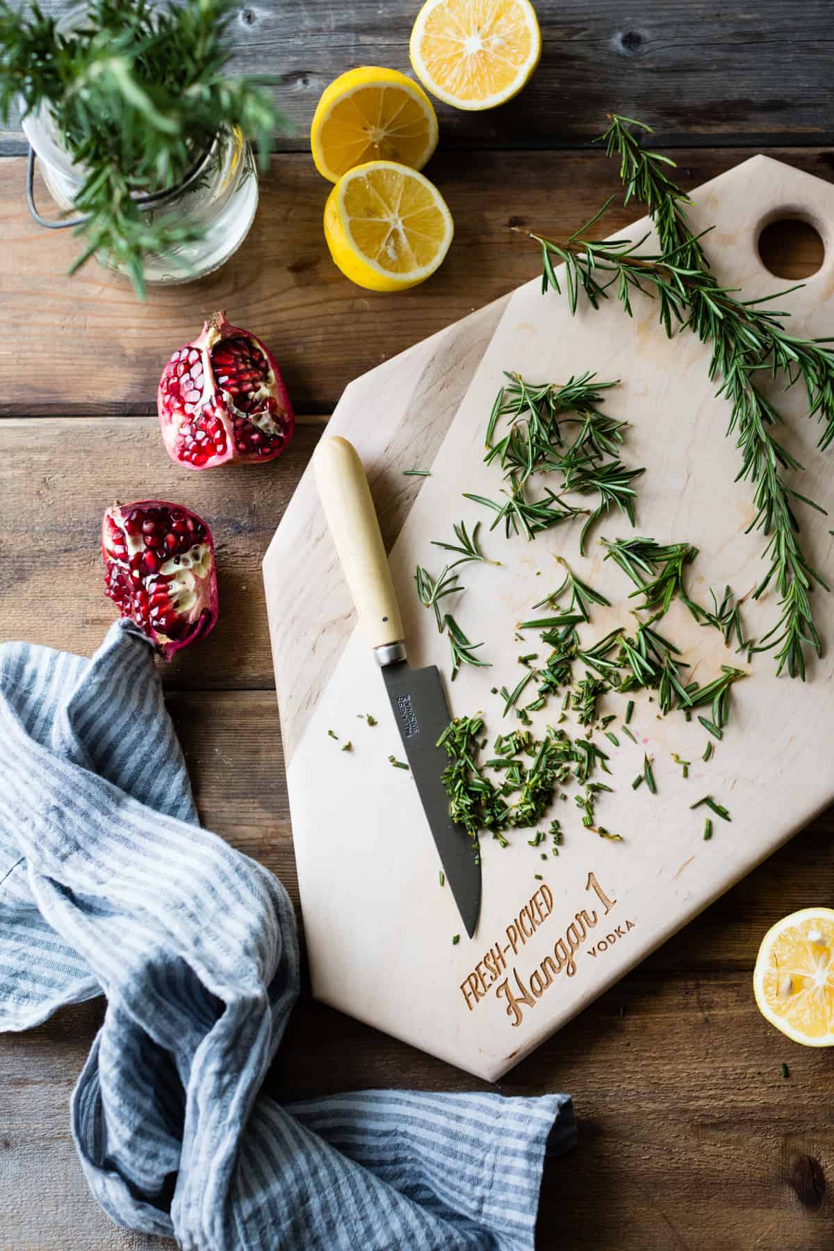 rosemary and lemon 