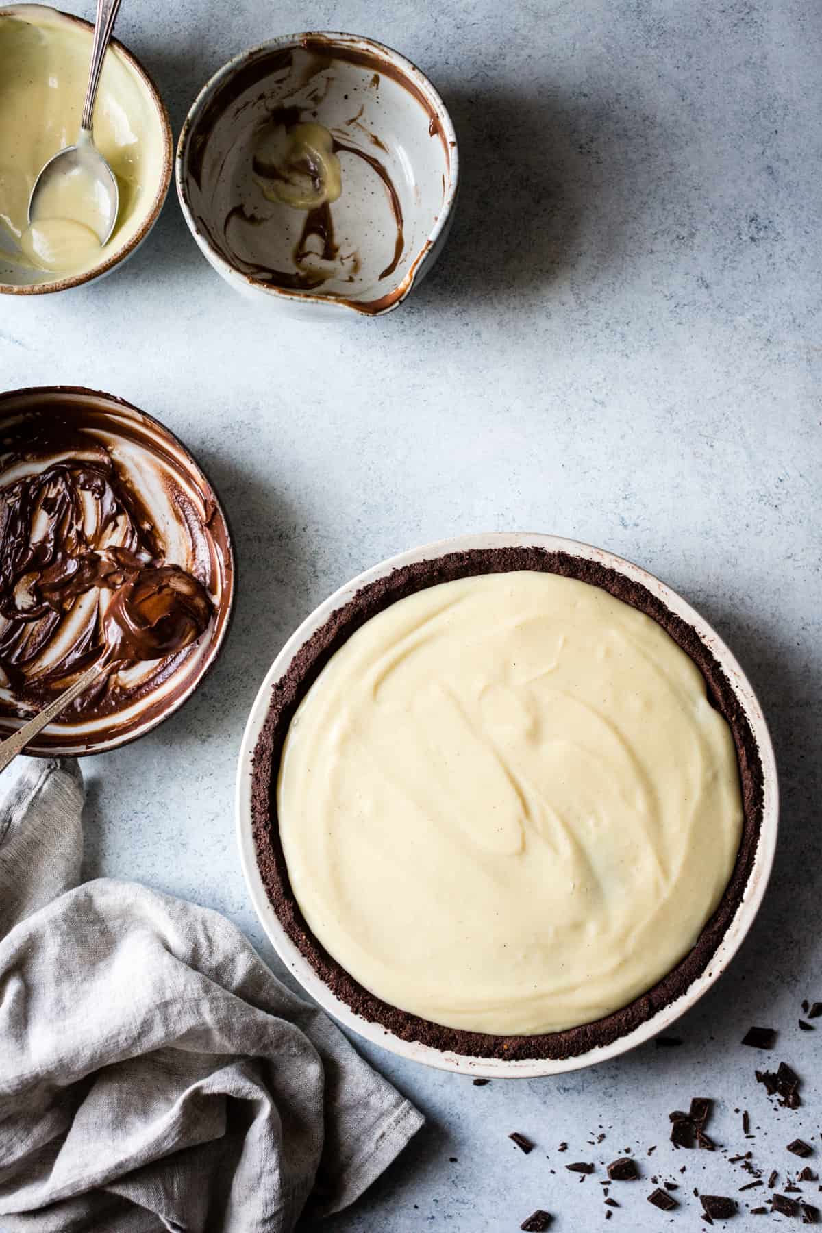pie with topping 