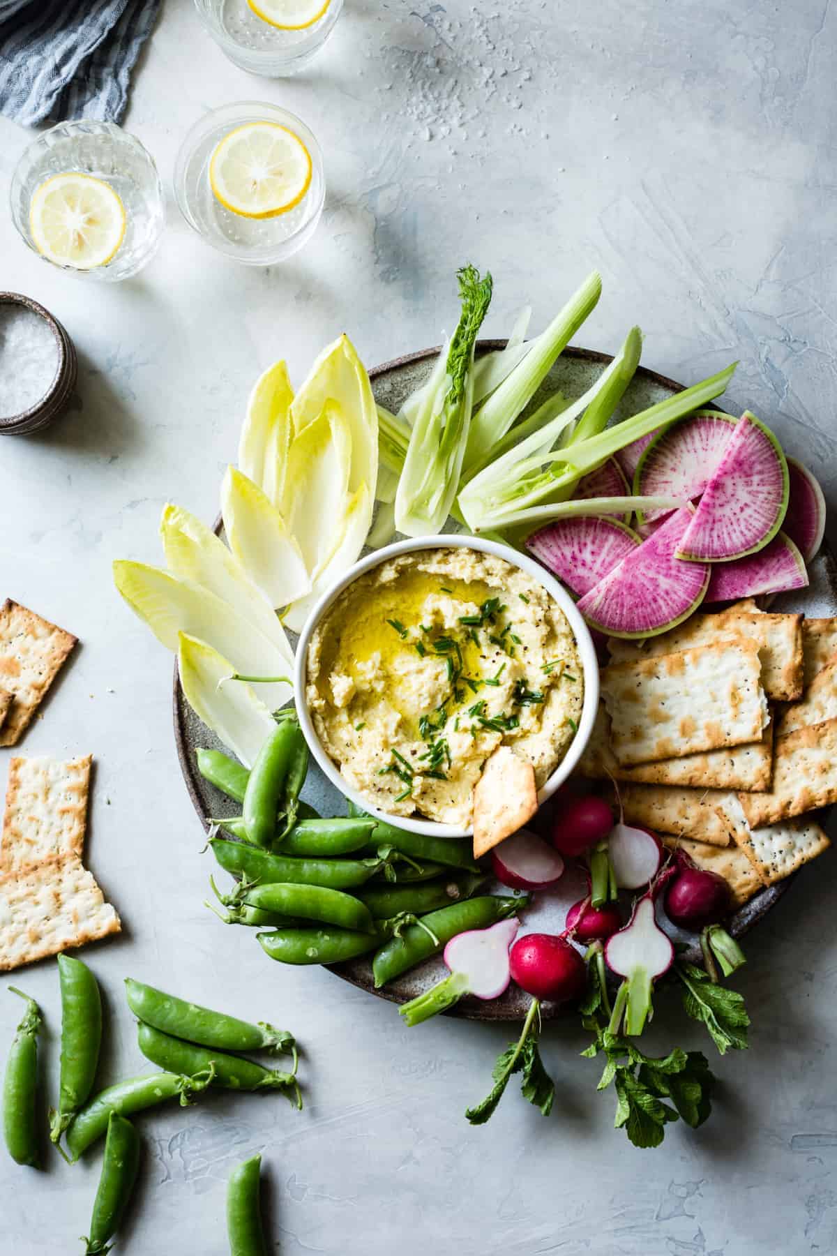 Lemon Artichoke Hummus