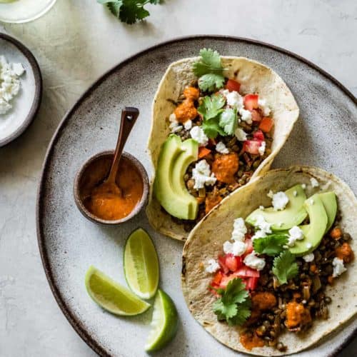 Smoky Lentil Tacos {vegan option} • The Bojon Gourmet