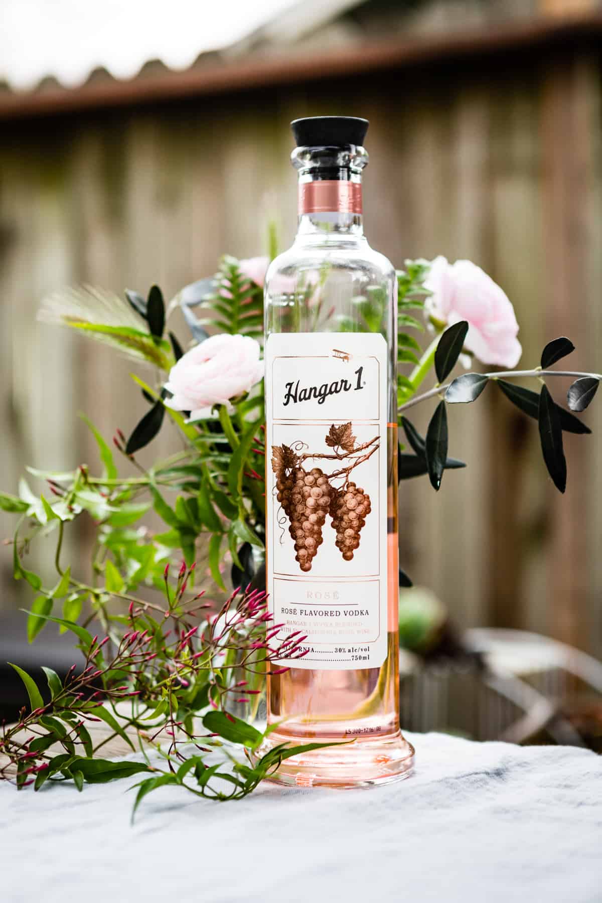 bottle of hangar 1 vodka 