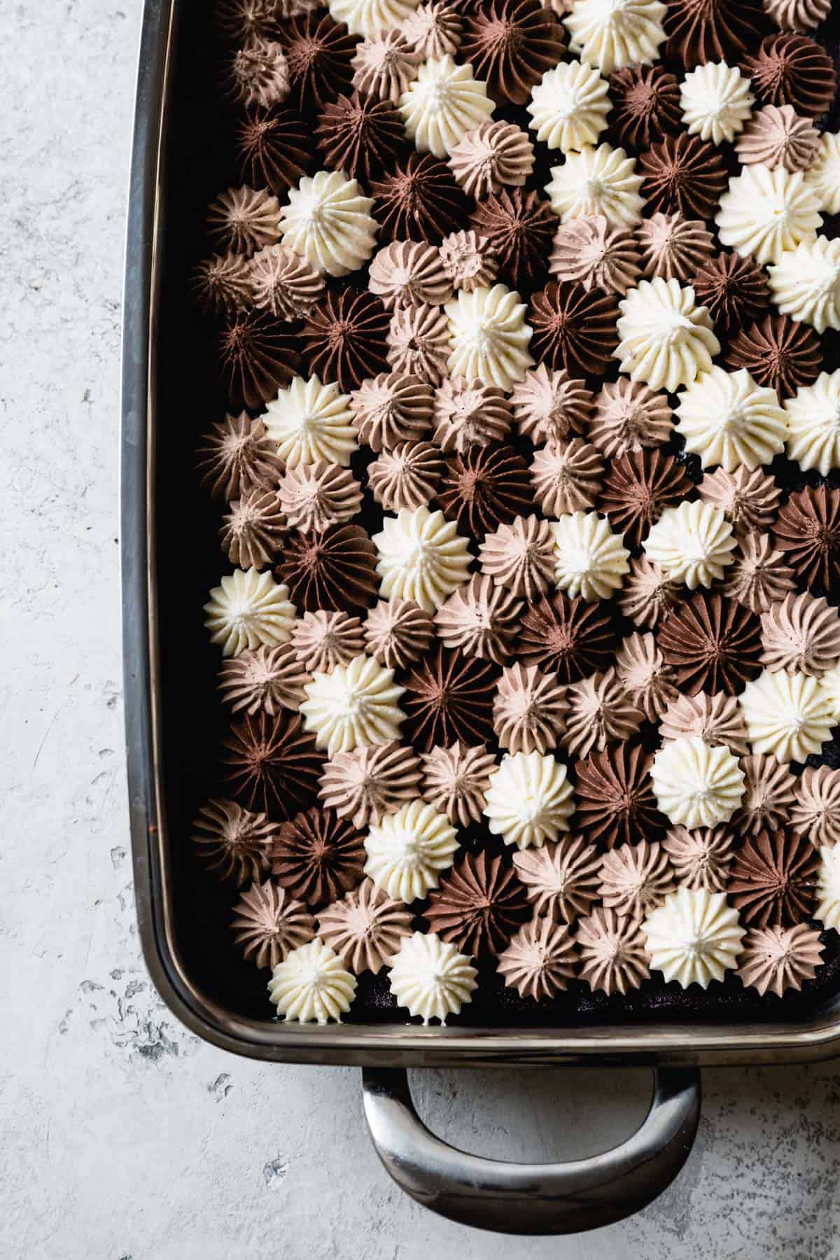 Gluten-free chocolate cake with Chocolate Cream Cheese Frosting