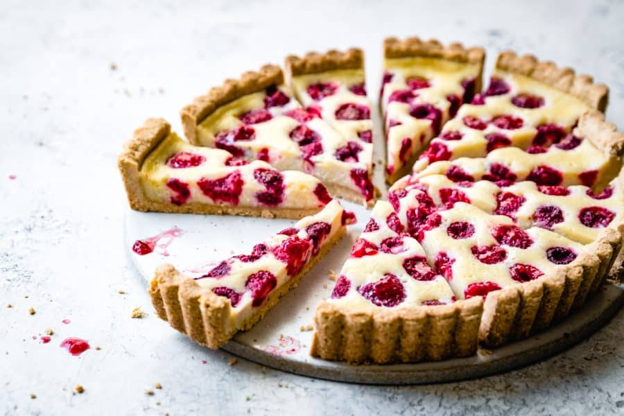 Baked Raspberry Mascarpone Tart {gluten-free} • The Bojon Gourmet
