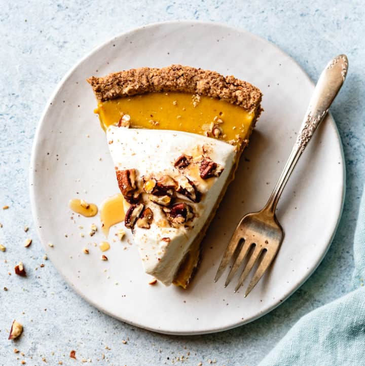Gluten Free Pumpkin Cream Pie (vegan option) • The Bojon Gourmet