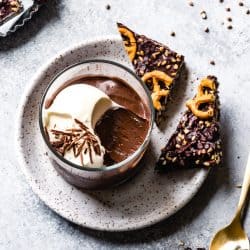 Chocolate Pudding in glass