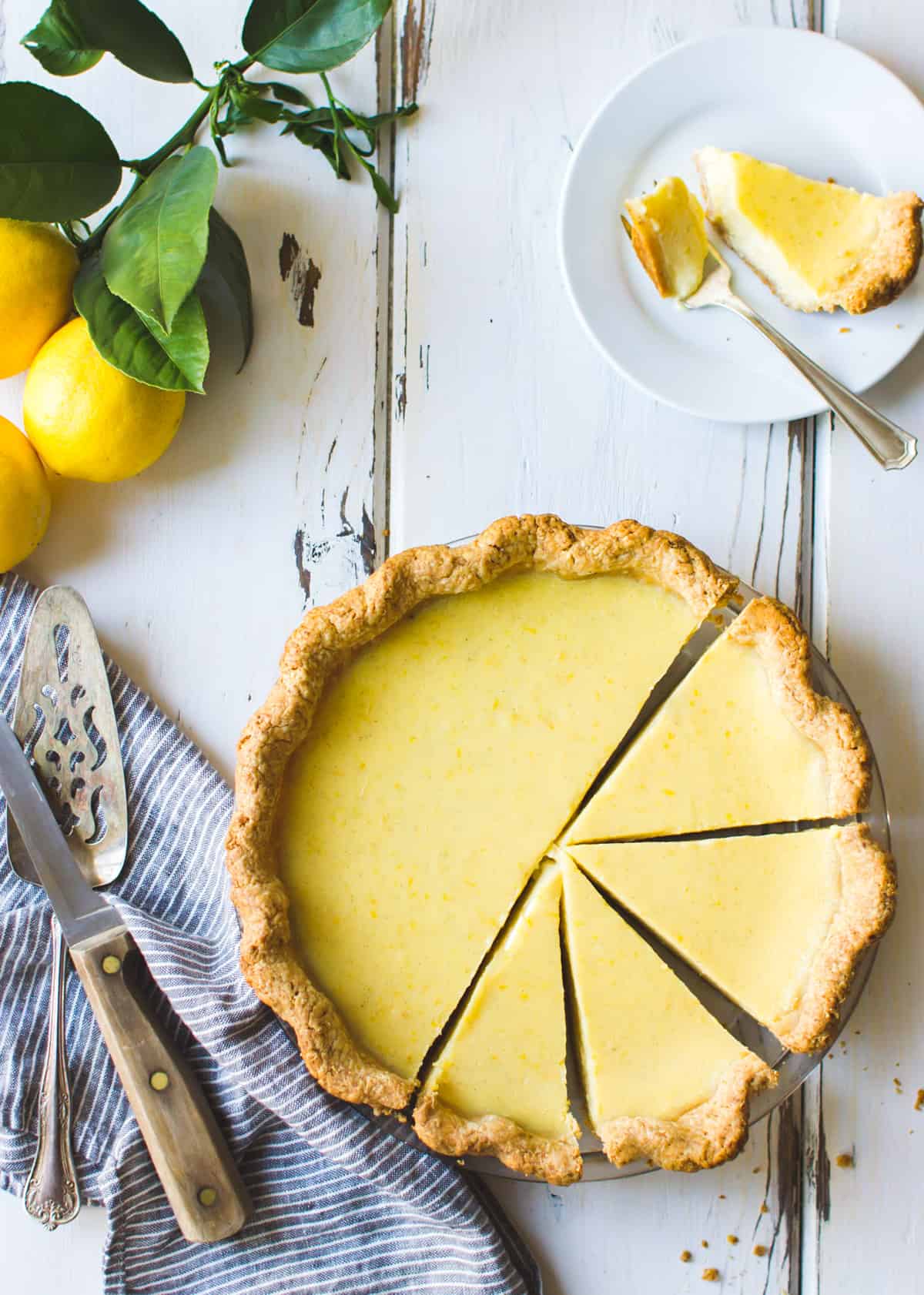 Gluten Free Lemon Buttermilk Pie