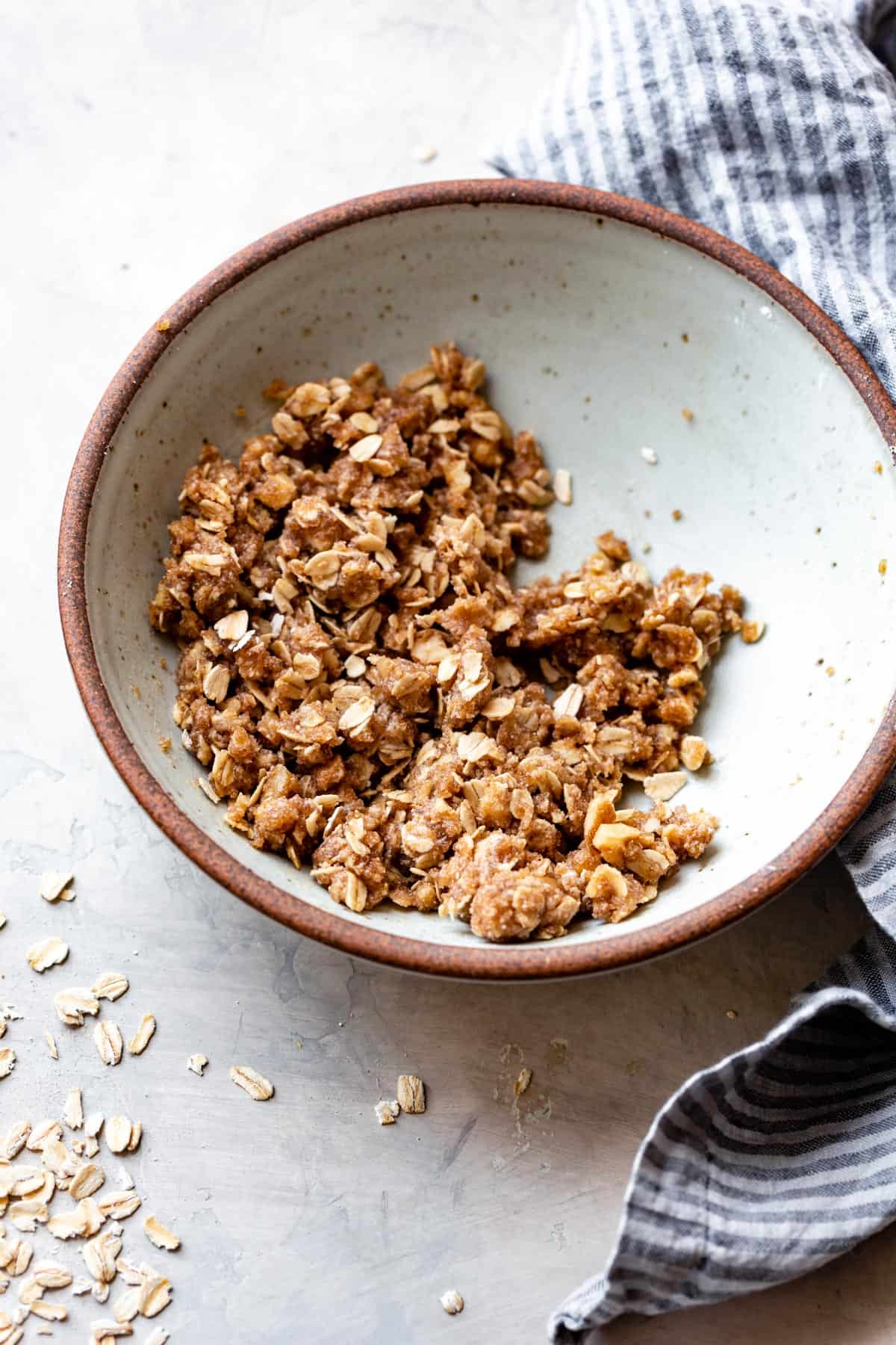 Gluten Free Crisp Topping with Oats, Nuts, and Almond Flour