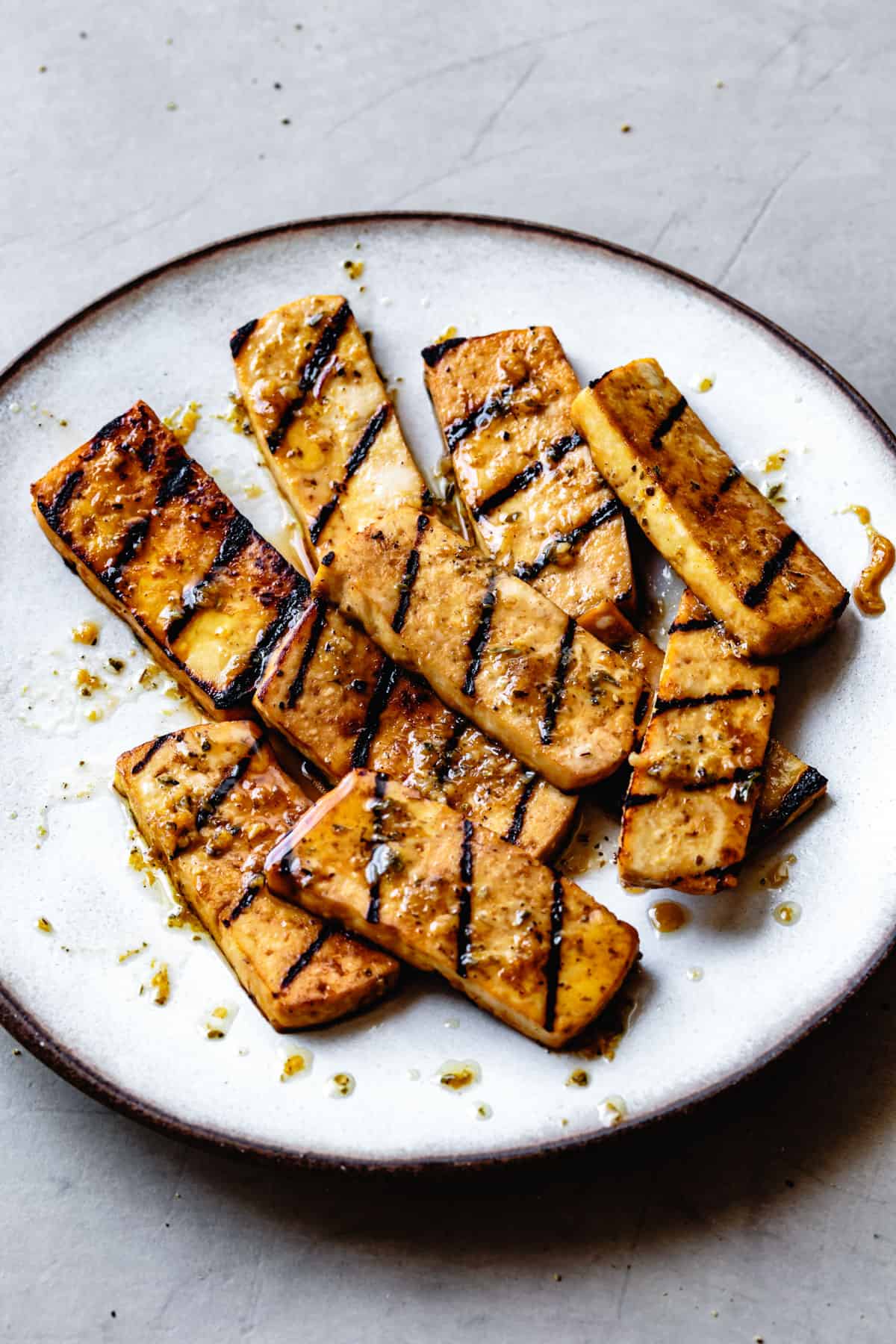 Italian-Style Marinated Grilled Tofu