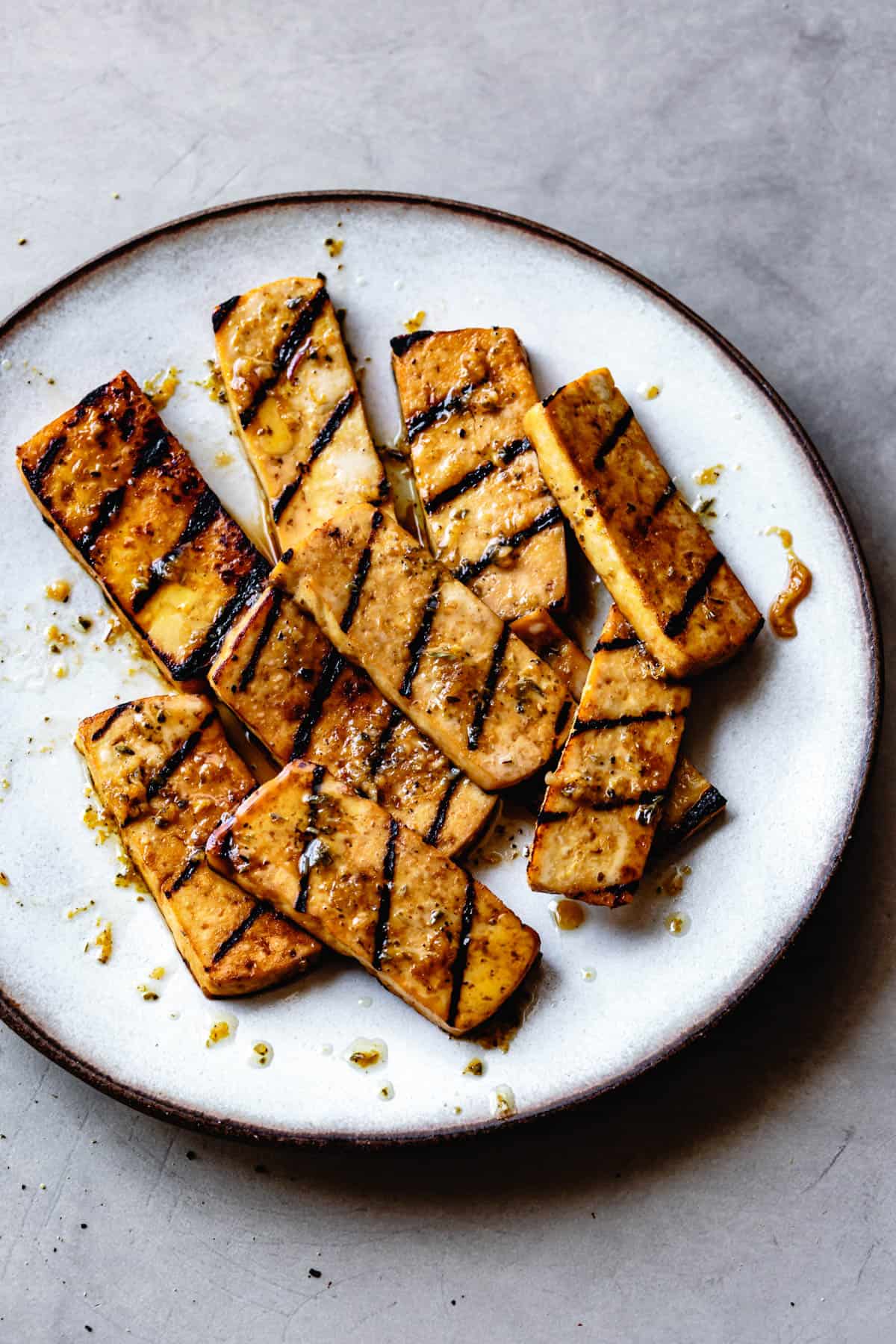 delicious Italian-Style Marinated Grilled Tofu