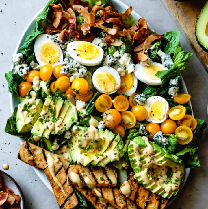 Vegetarian Cobb Salad with Grilled Tofu • The Bojon Gourmet