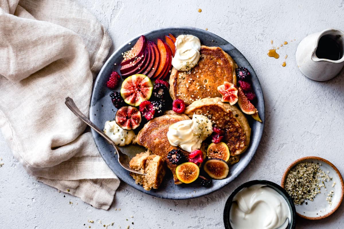 Homemade Gluten-Free Pancakes for breakfast