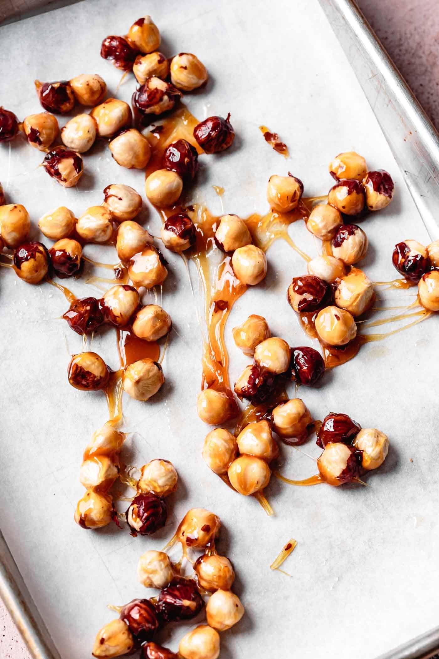 Candied hazelnuts for gluten-free biscotti recipe