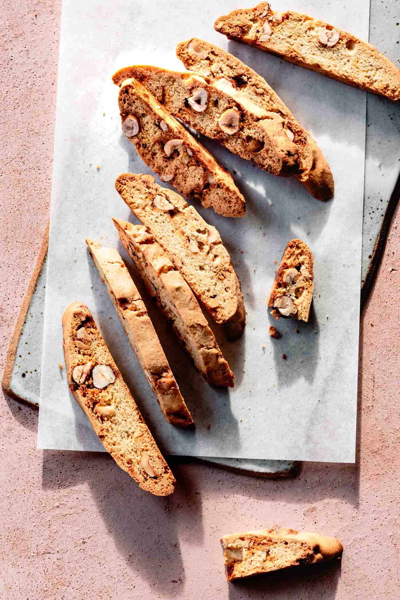 Gluten-free biscotti, fresh out of the oven