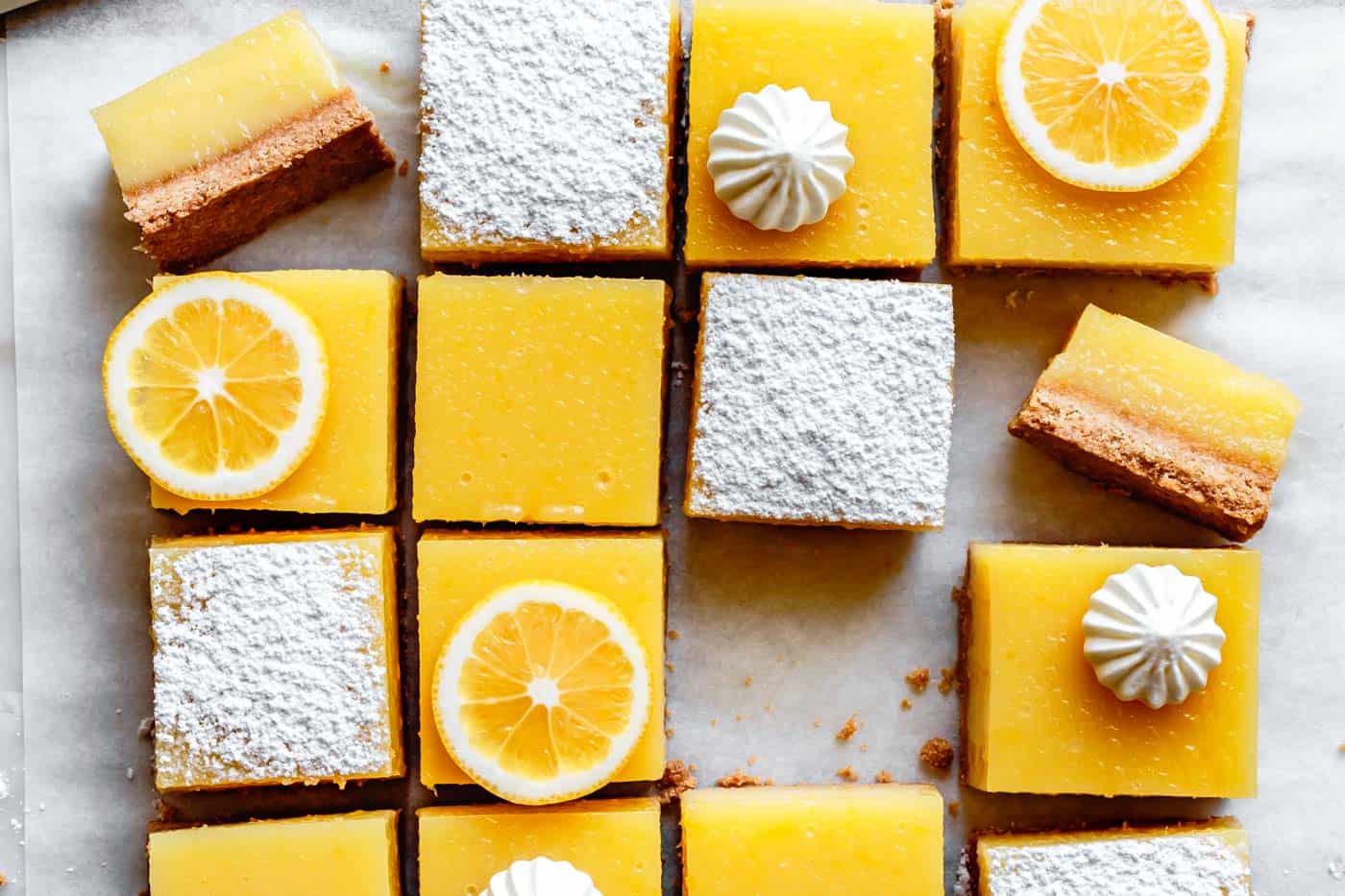 Gluten-free lemon bars with almond flour crust