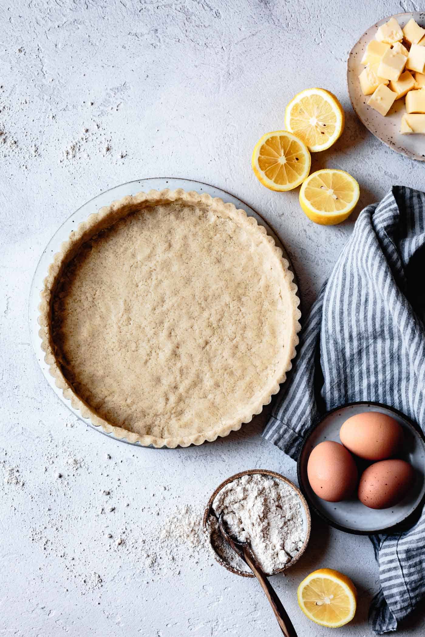 unbaked gluten-free tart crust