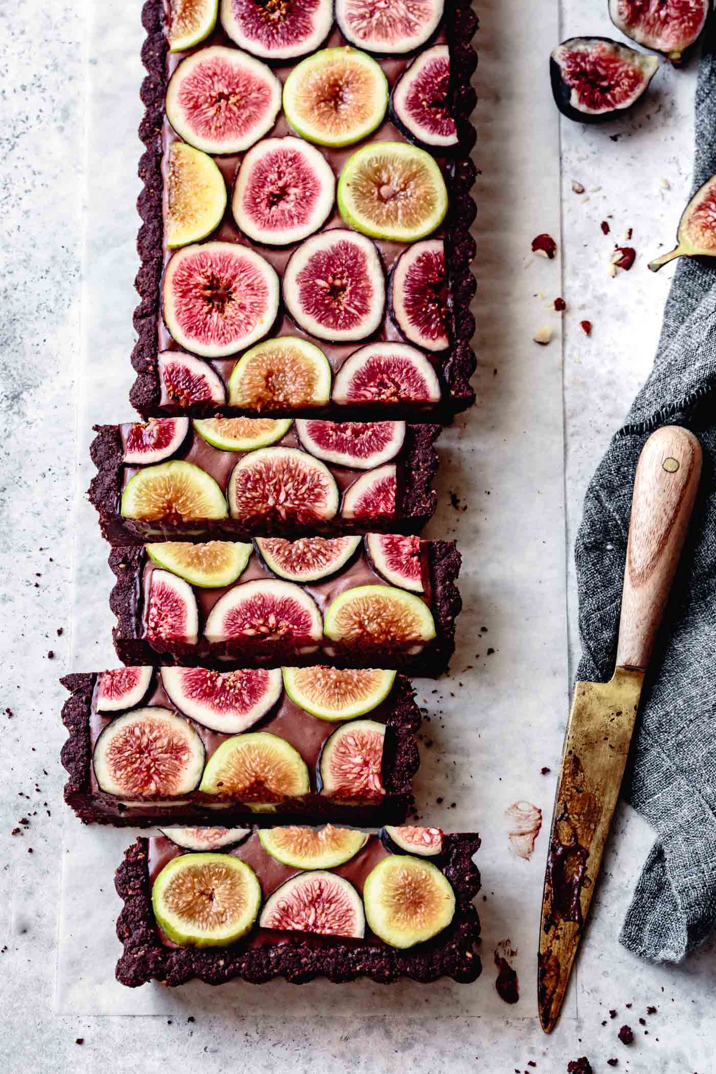 Chocolate Fig Tart (paleo & vegan options) • The Bojon Gourmet