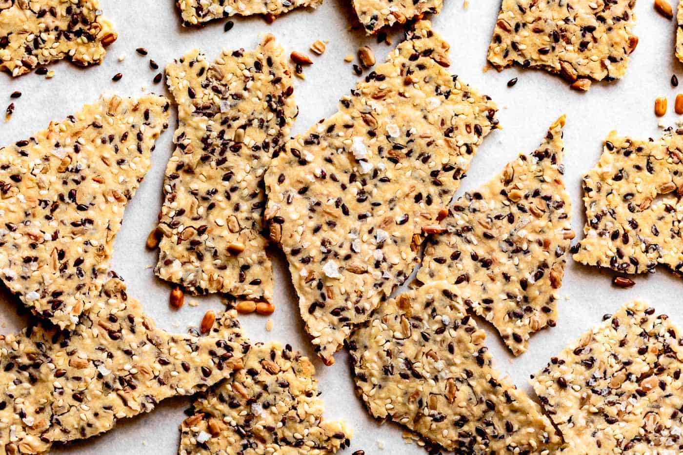 cassava crackers after baking