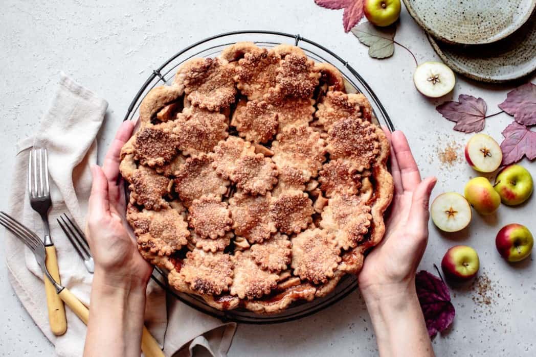Paleo Apple Pie (maple-sweetened, vegan option) • The Bojon Gourmet