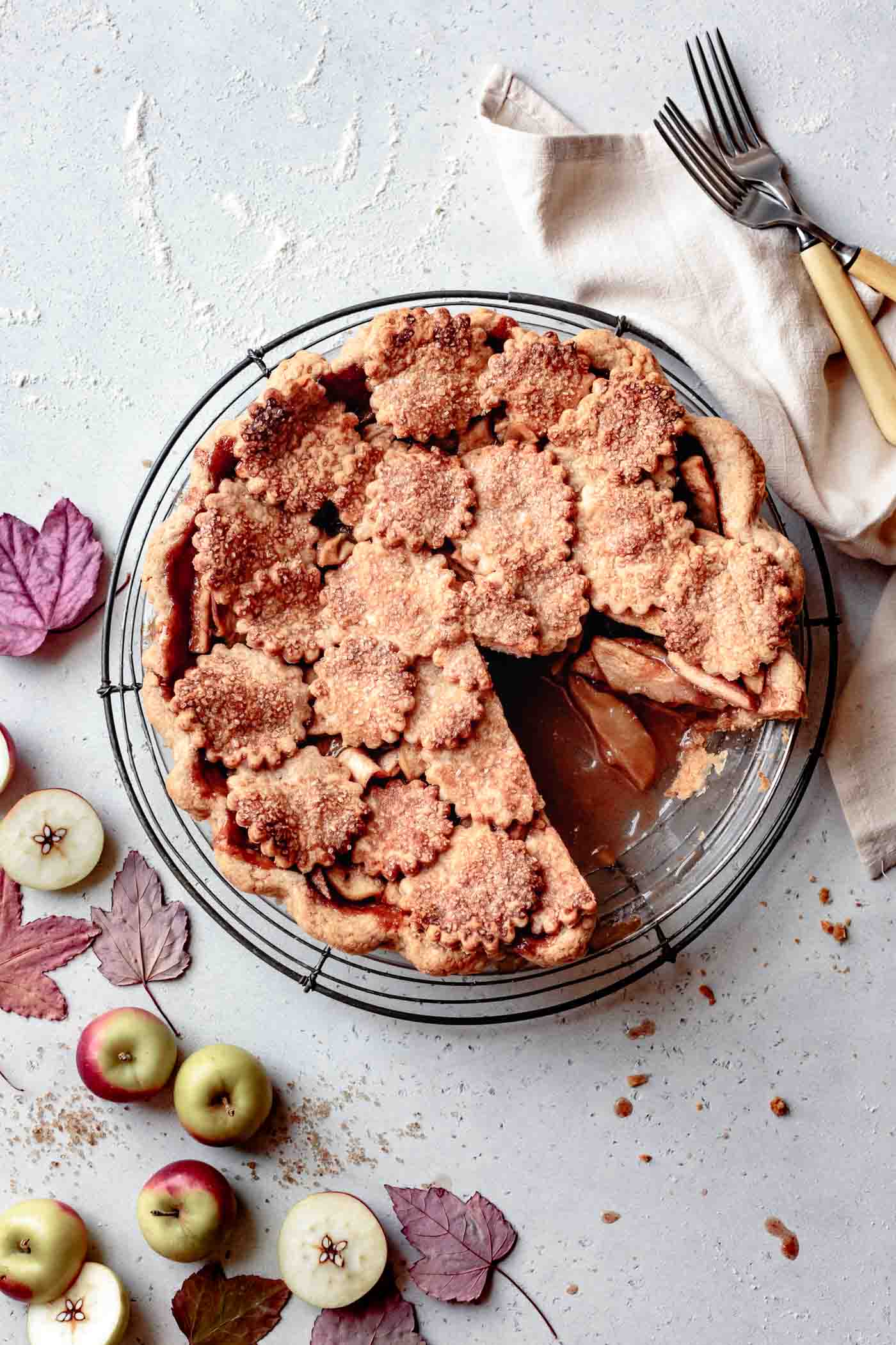 apple pie with almond flour double pie crust