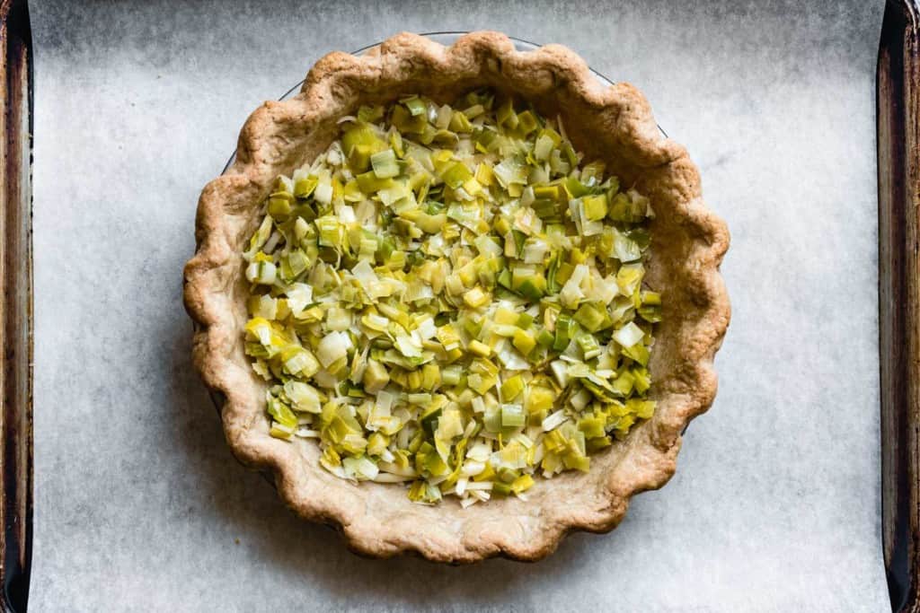 Flaky Gluten-Free Quiche; Spinach & Leeks • The Bojon Gourmet