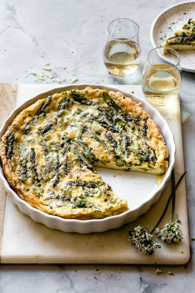 Asparagus Crustless Quiche (GF & Paleo options) • The Bojon Gourmet