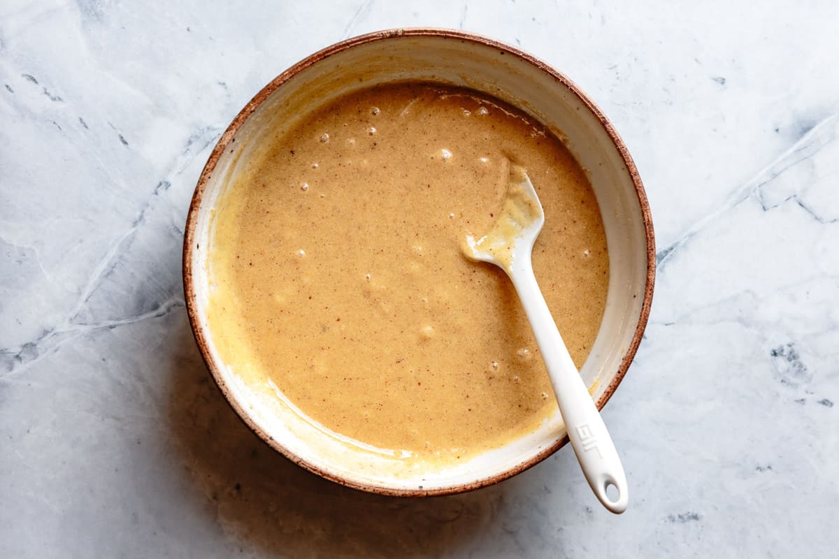 batter mixed in a bowl