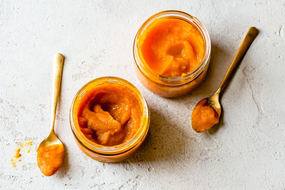 a comparison of canned pumpkin and homemade butternut squash puree