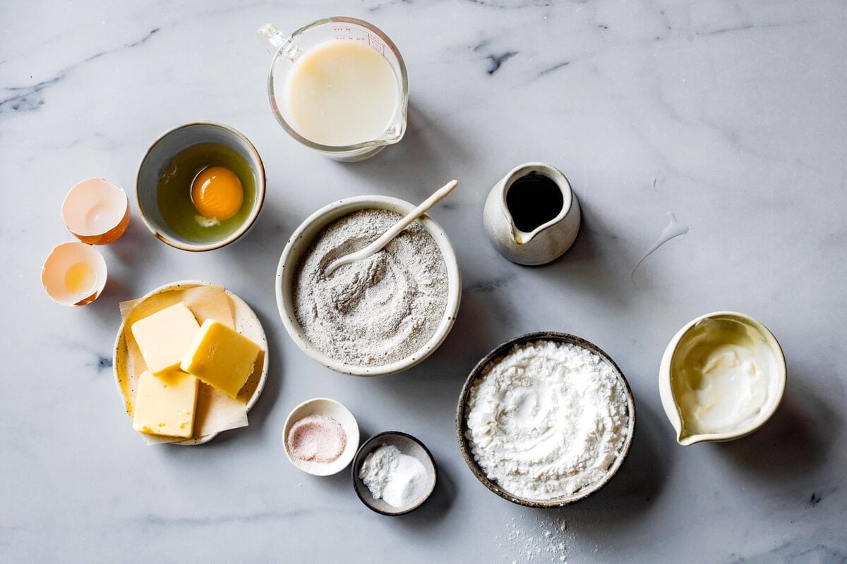 ingredients arranged
