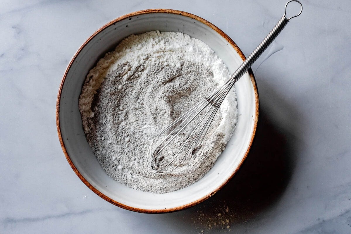 flour in a bowl